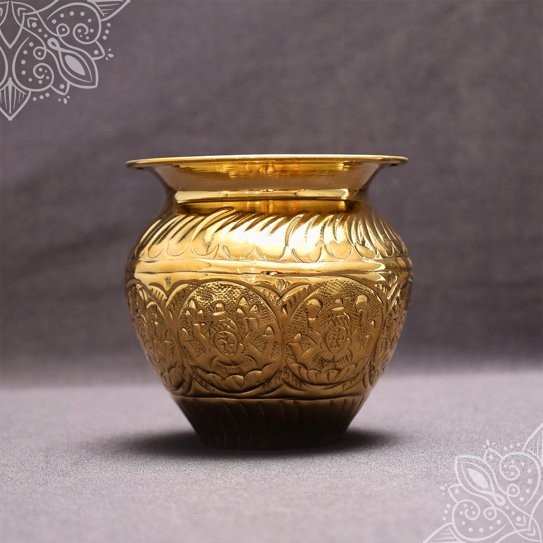 Brass Astalakshmi Sombu