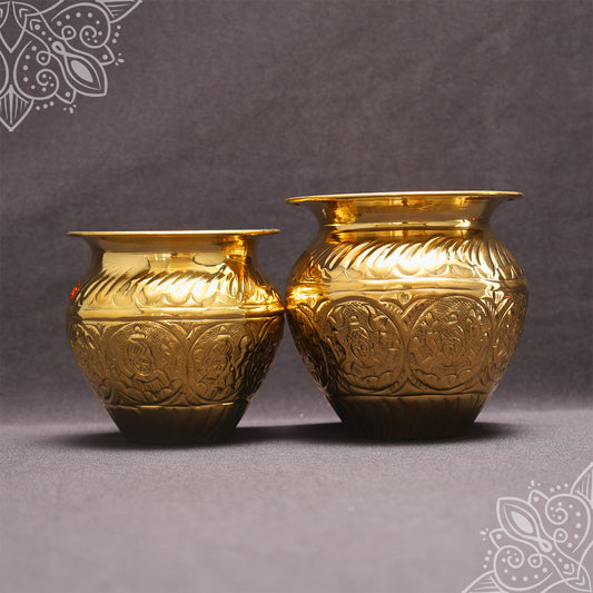 Brass Astalakshmi Sombu