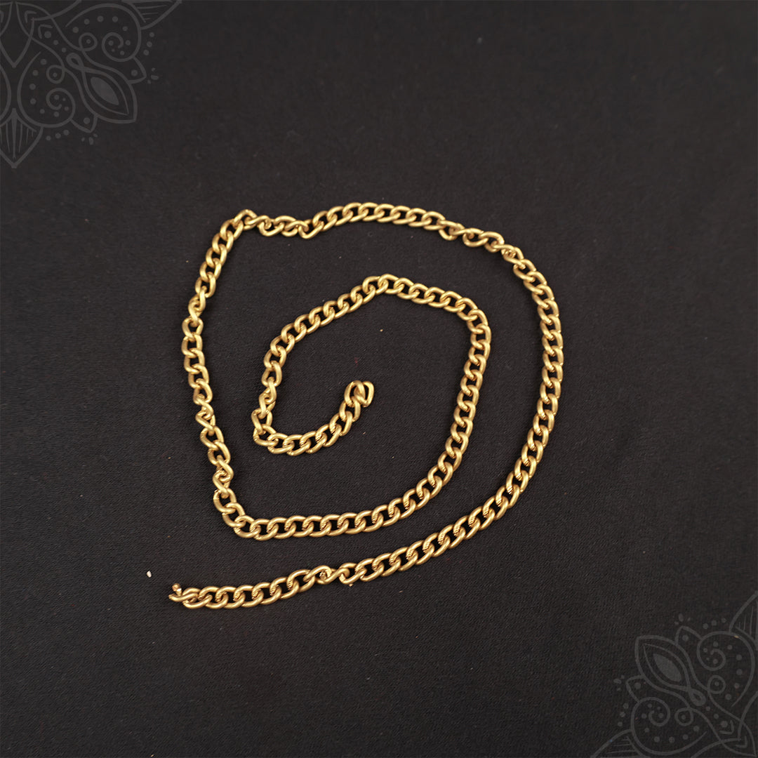 Brass Chain 8mm for Puja Accessories without Hook