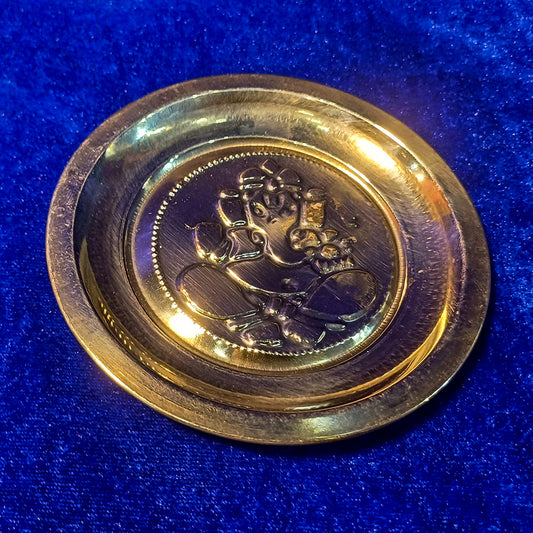 Brass Vinayagar Plate