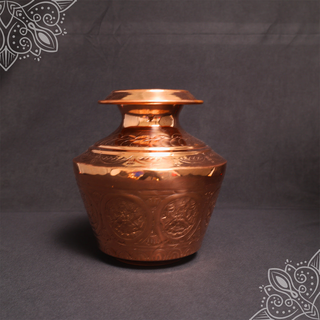 Copper Astalakshmi Kudam