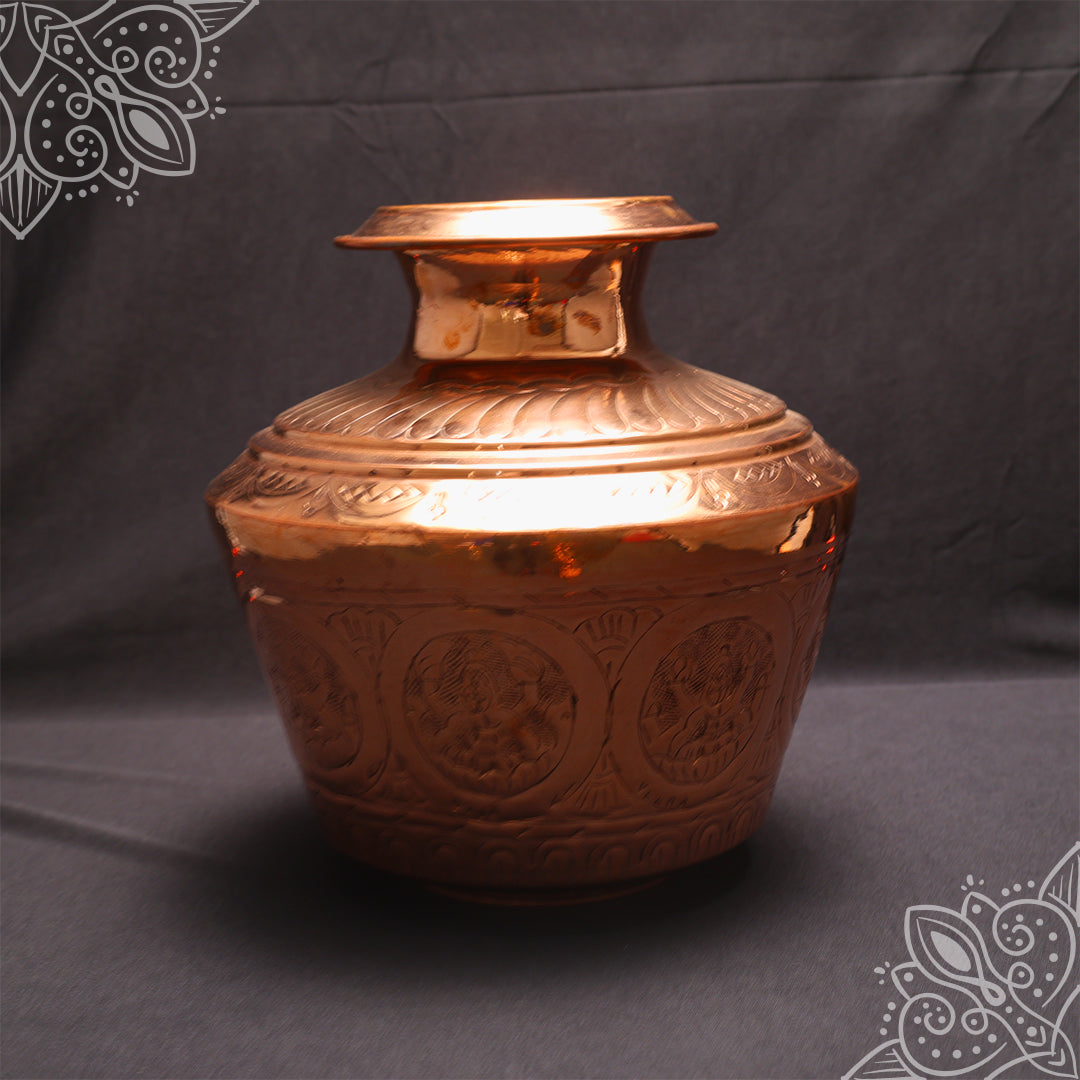 Copper Astalakshmi Kudam