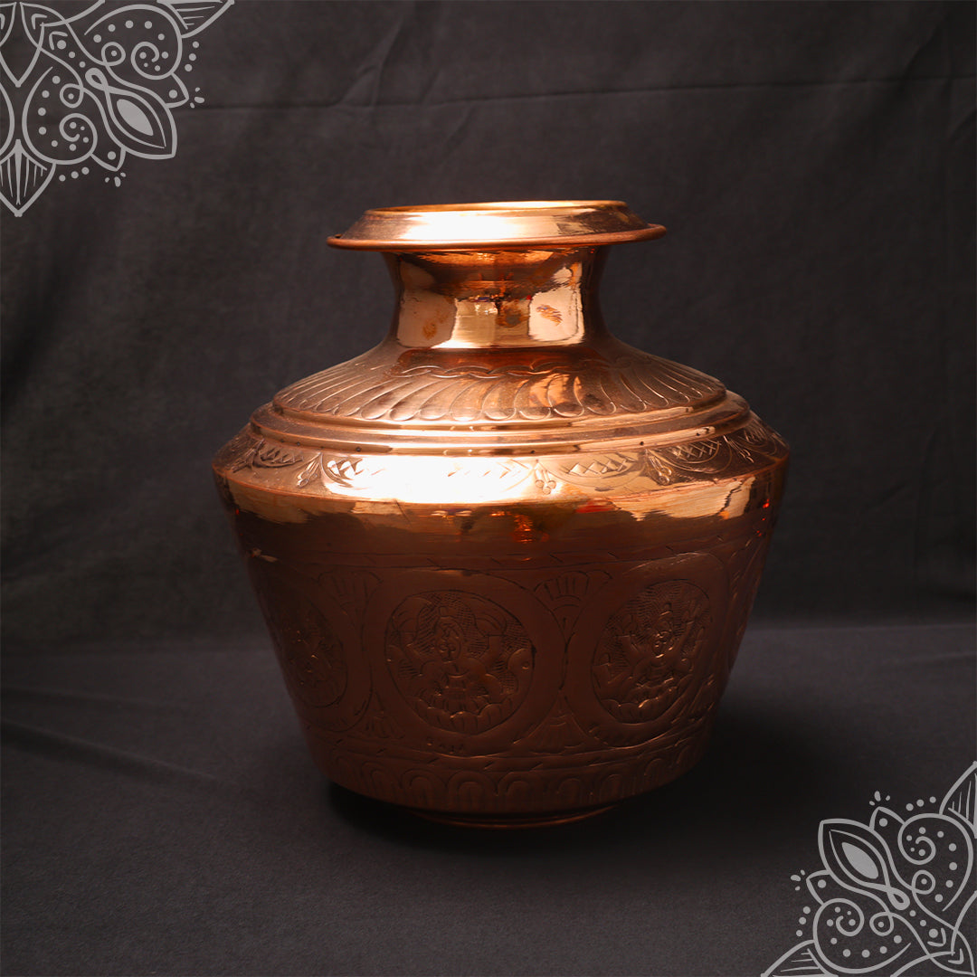 Copper Astalakshmi Kudam