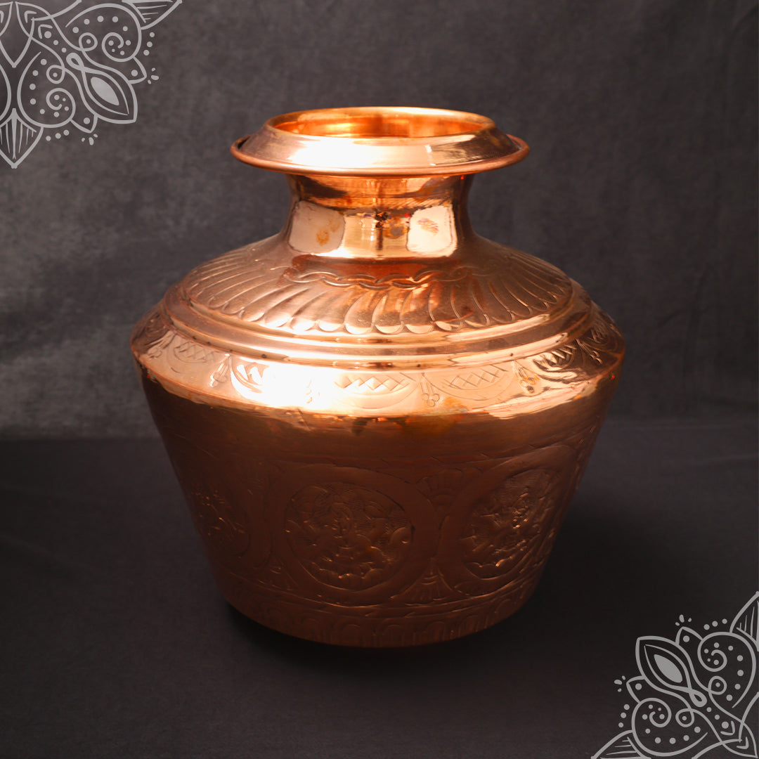 Copper Astalakshmi Kudam