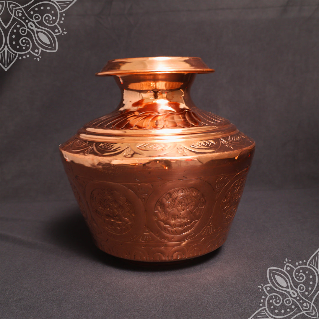 Copper Astalakshmi Kudam
