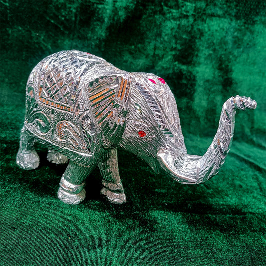 White Metal Elephant