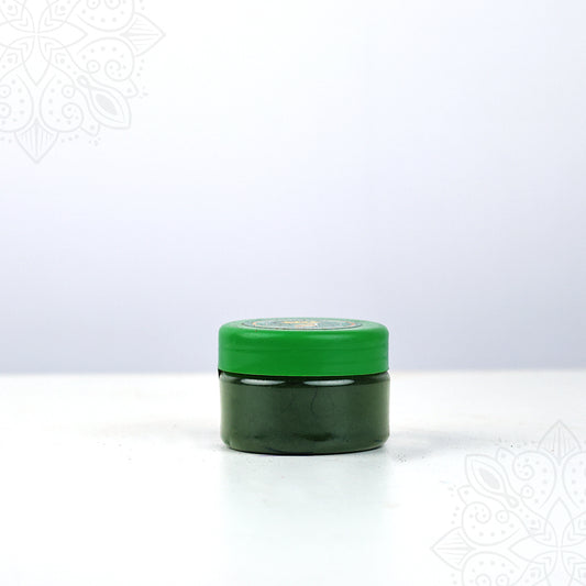 Green Kumkum Box for Hindu Puja Rituals