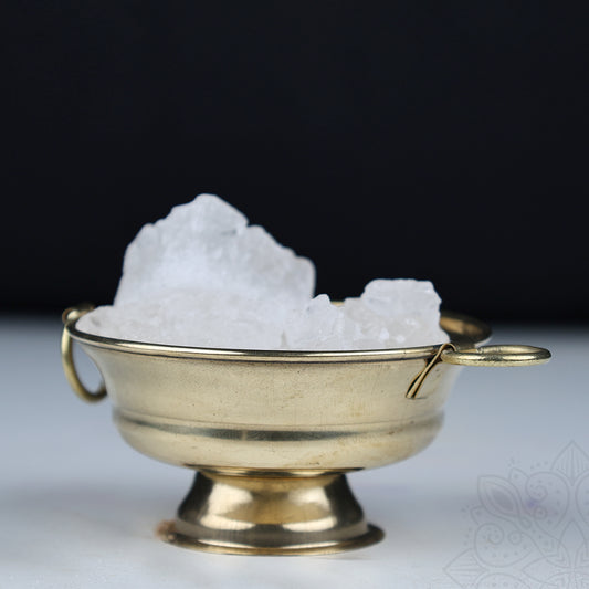 Kalkandu Rock 100gm pack shown in a straight front view for traditional pooja offerings.