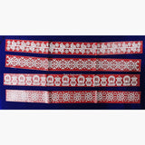 Kolam Sticker Border - Maroon