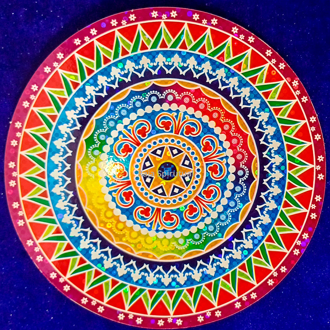 Kolam Sticker Medium-Round