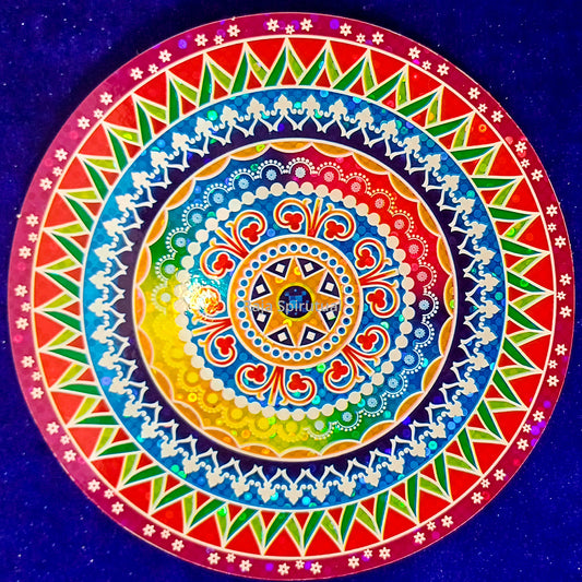 Kolam Sticker Medium-Round