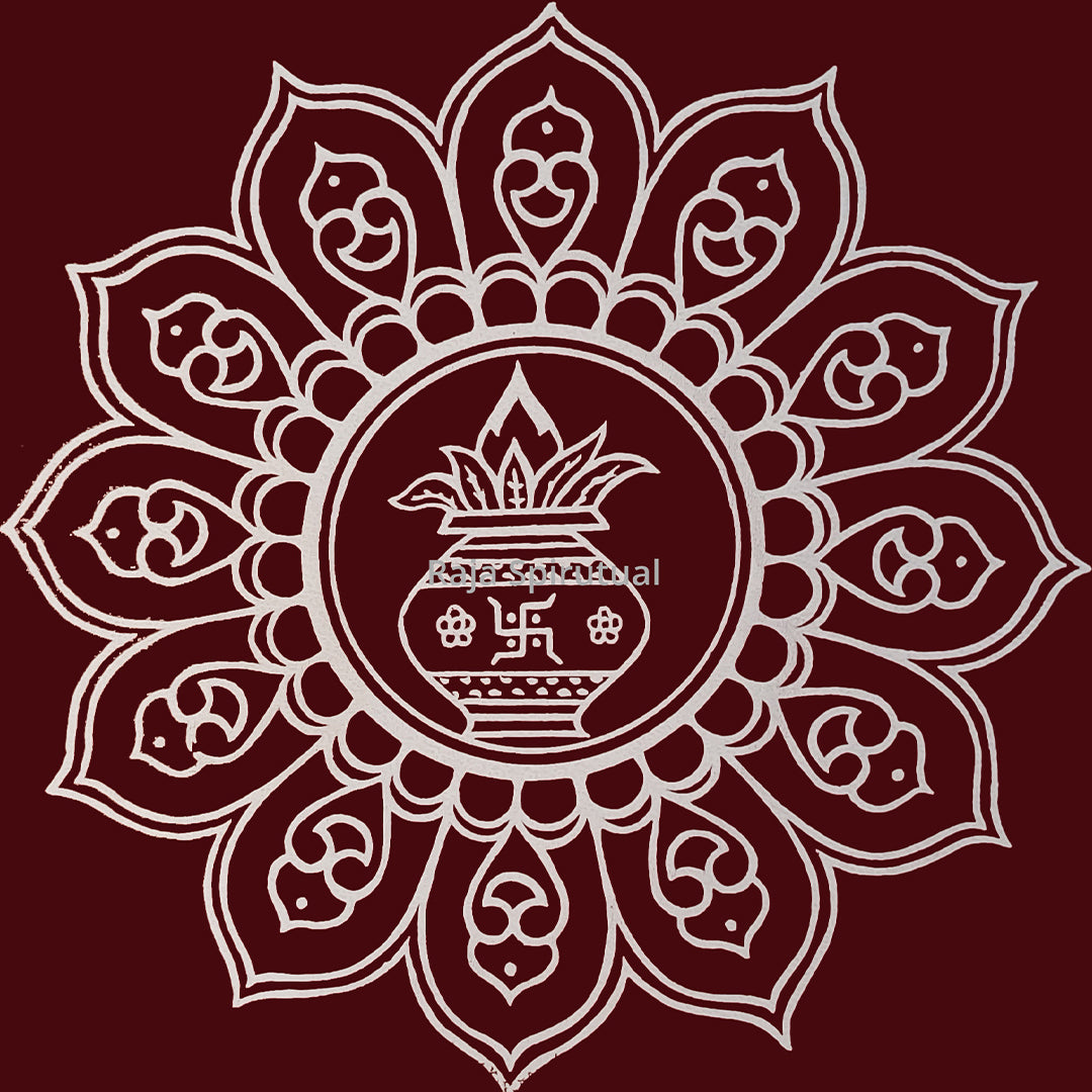 Kolam Sticker Medium-Square