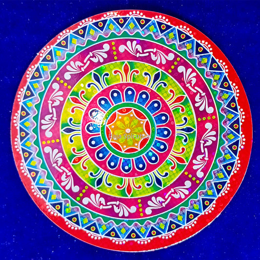 Kolam Sticker Small - Round