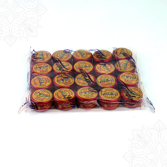 Kumkum Powder Box - Set of 20 for Religious Offerings