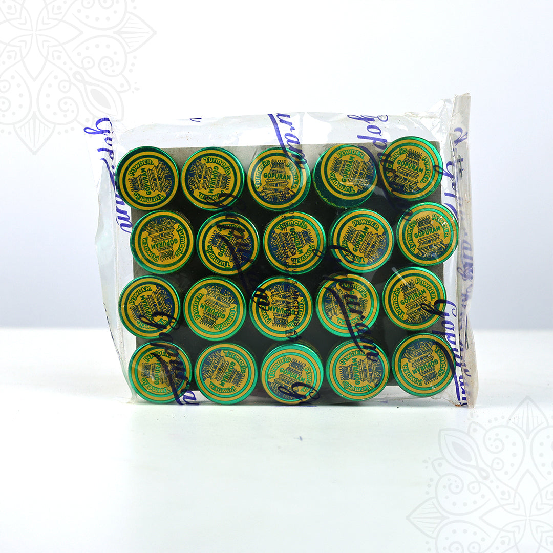 Manjal Powder - Set of 20 for Temple & Home Shrines