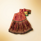 Amman Saree type Pavadai - Silk cloth model - 18 inch for Festival Alankaram