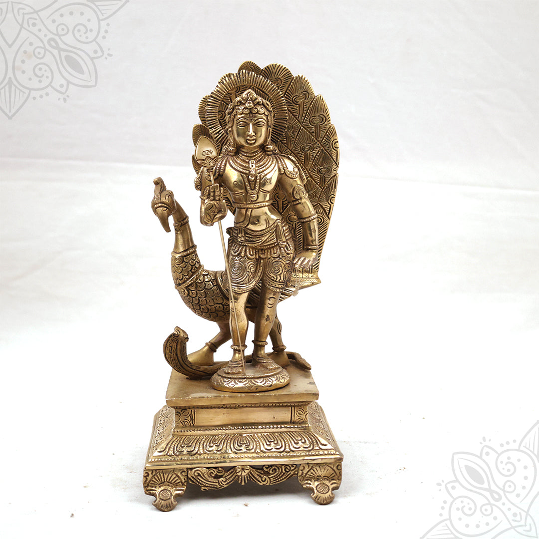 Murugar 12" (With Big Peacock)