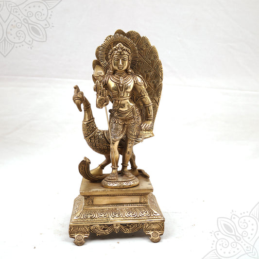 Murugar 12" (With Big Peacock)