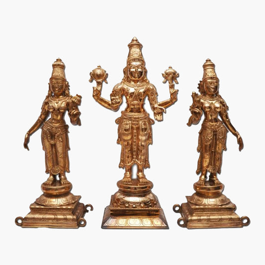 Panchaloga Perumal with Sridevi Bhudevi