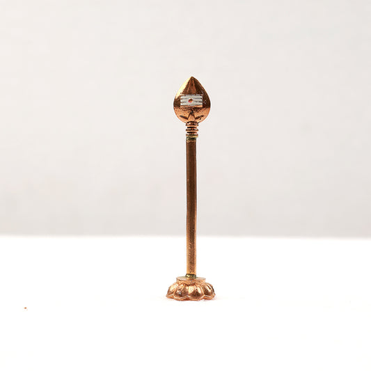 Panchalogam Vel 6 inches With Stand