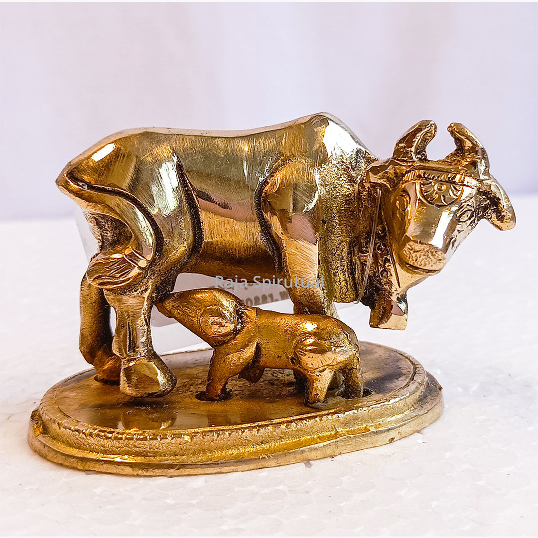 Pasuvum Kandrum Brass Idol for Puja