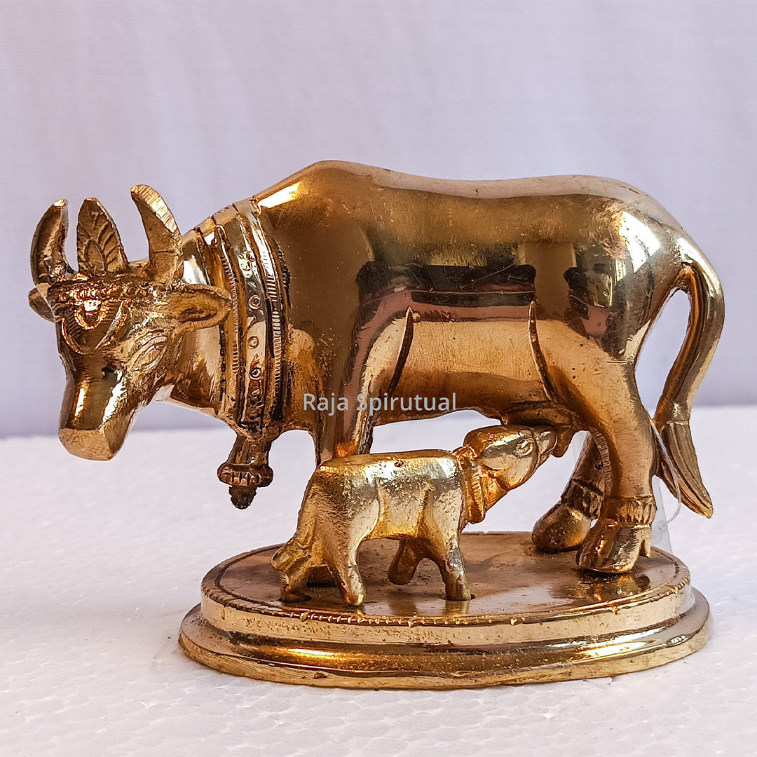 Pasuvum Kandrum Brass Idol for Puja