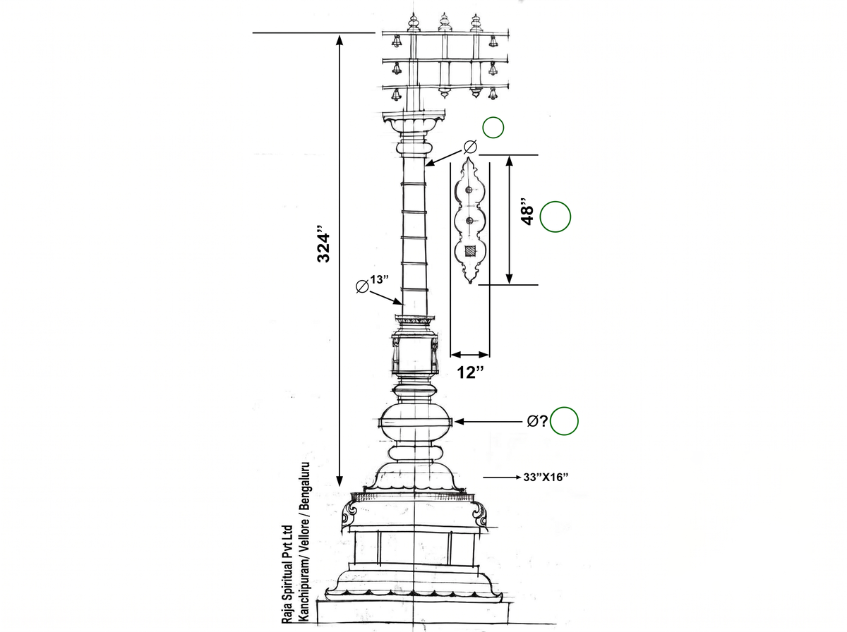 Site survey, structural planning and drawing approval by the trustees