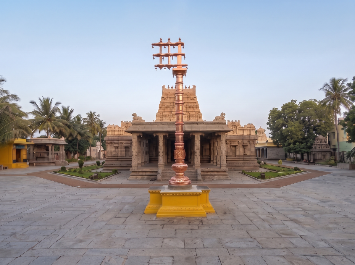 Final assembly, polishing and installation at the temple