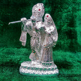 White Metal Radha Krishna