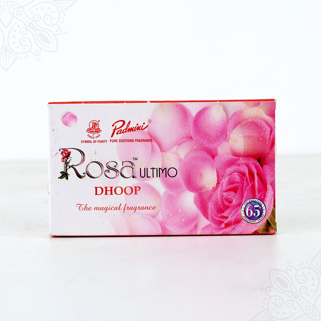 Rose Sambrani Dhoop for Floral Spiritual Fragrance