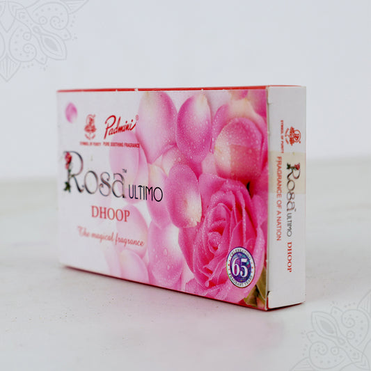 Rose Sambrani Dhoop for Floral Spiritual Fragrance