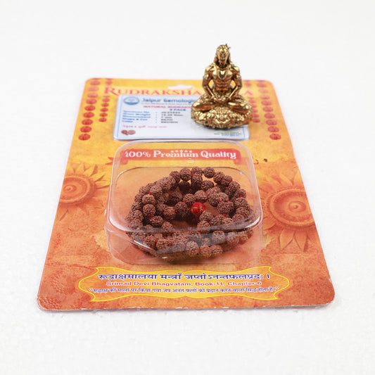 Rudraksha Malai 5 Face108 Beads With Certificate