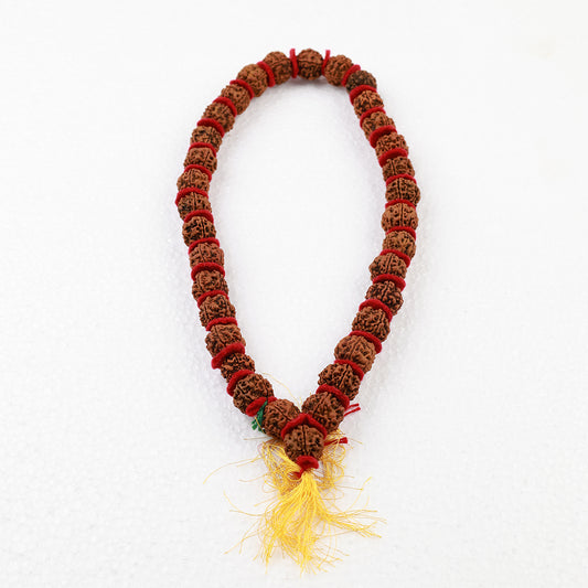 Rudraksha Malai 5 Face Velvet Thread for Daily Chanting