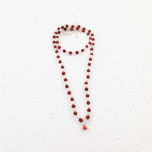 Rudraksha With Spadiga Malai 108 Beads