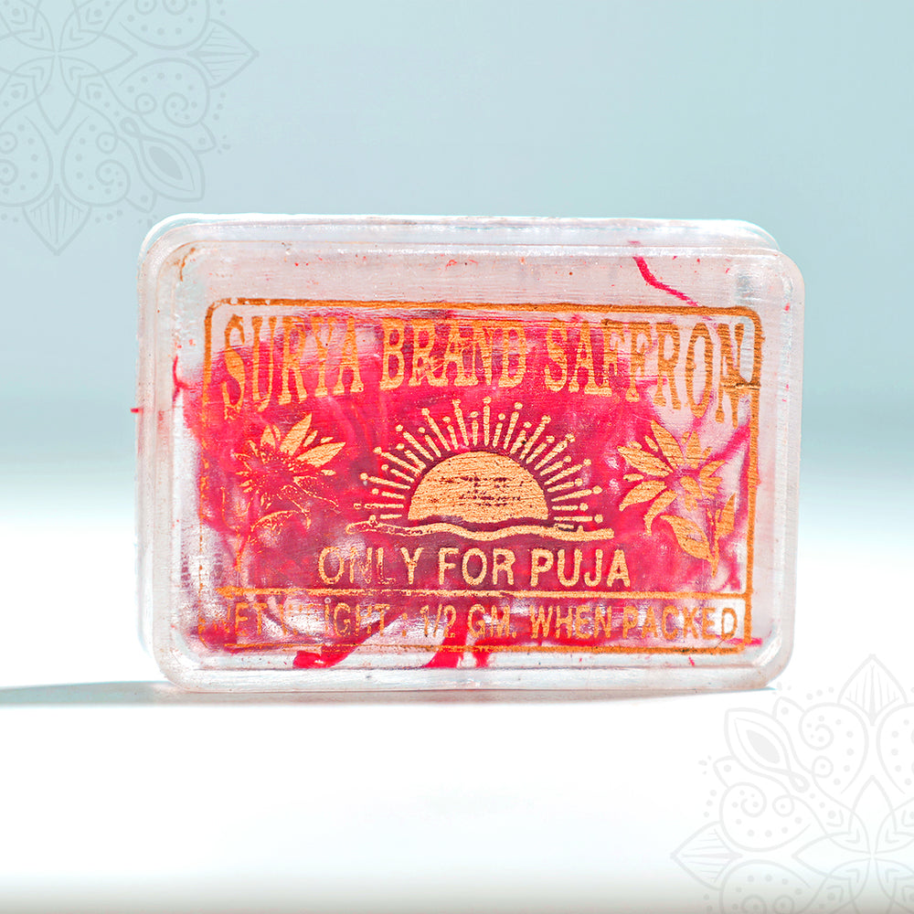 safron pooja box