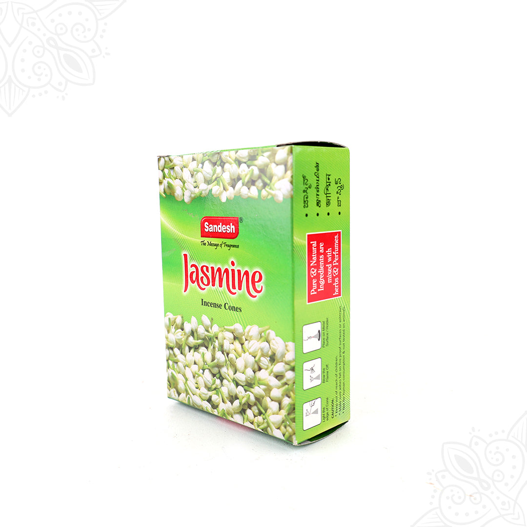 Sandesh Malligai Sambrani Cones for Jasmine Fragrance