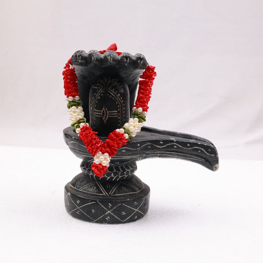 Satin Malai 5inch Red for Deity Alankaram