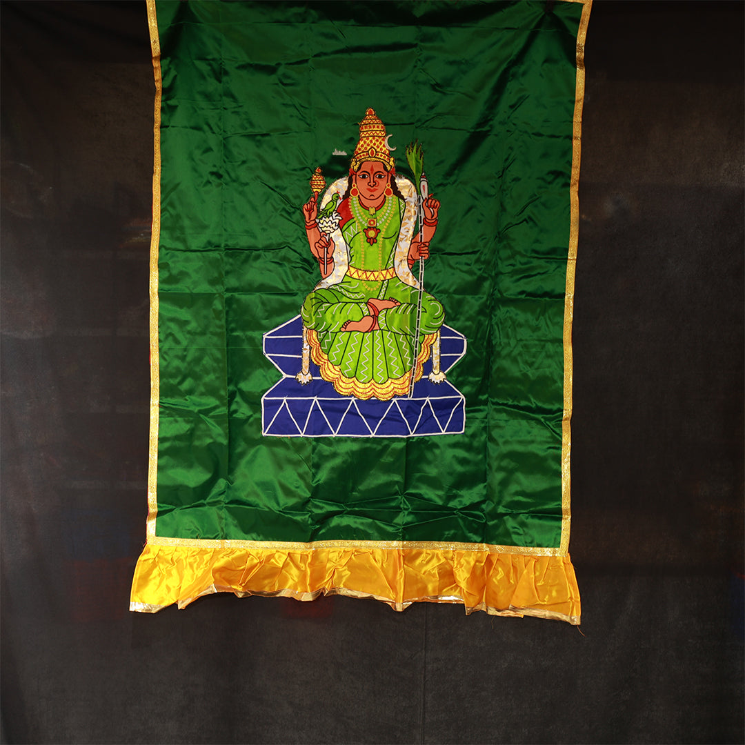 Screen Cloth Kamatchi for Devi Temple Decoration