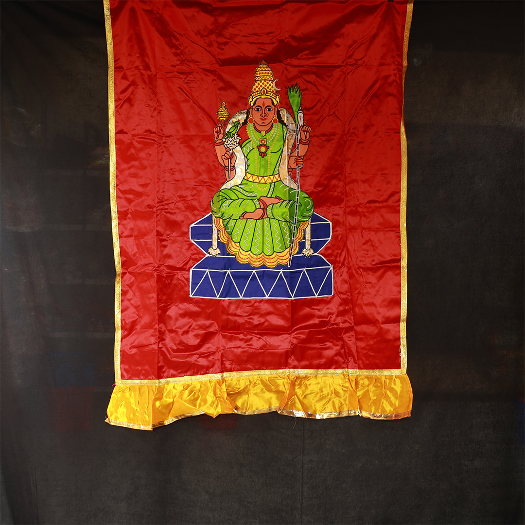 Screen Cloth Kamatchi for Devi Temple Decoration