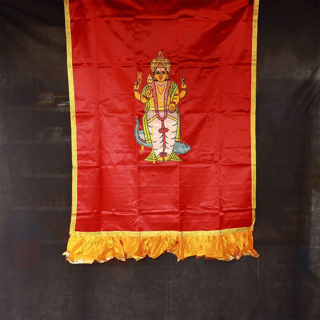 Screen Cloth Murugan for Kavadi Festival Decoration