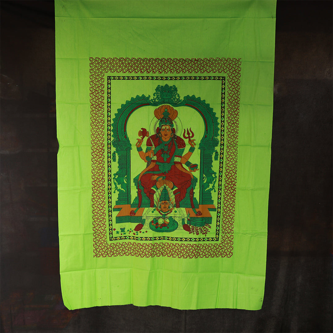 Screen Cloth Mariyamman for Devotional Display