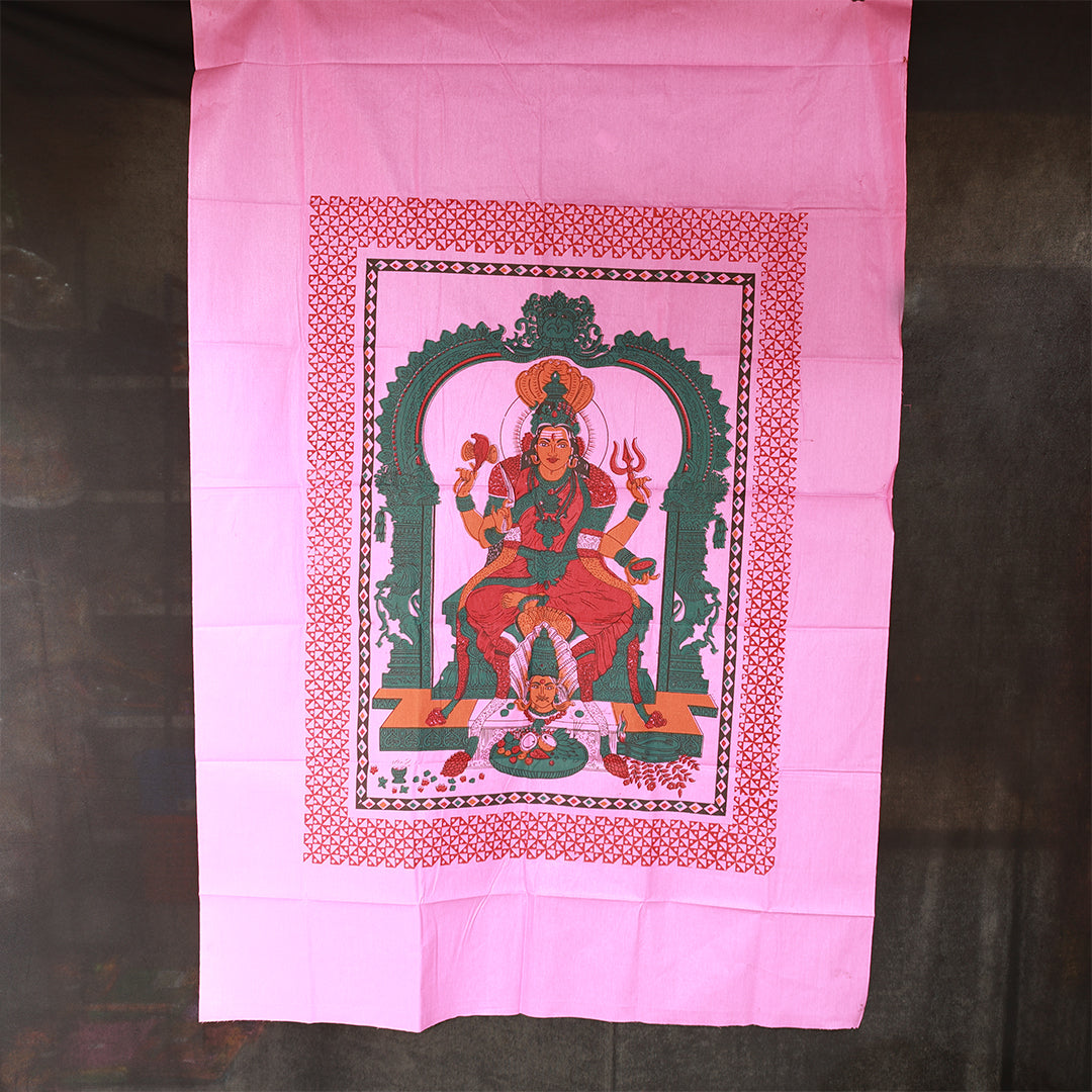 Screen Cloth Mariyamman for Devotional Display