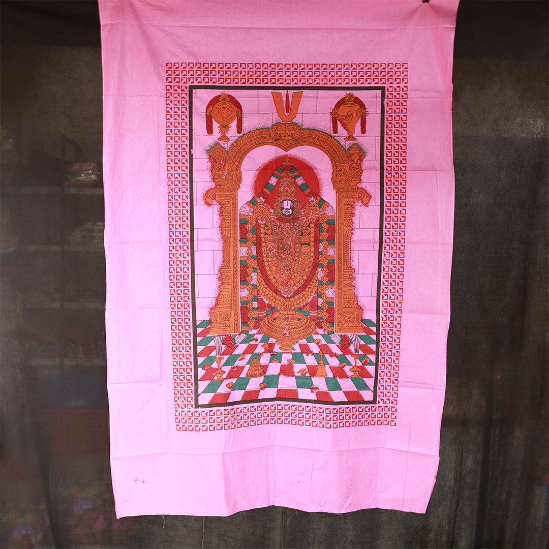 Screen Cloth Perumal for Temple Backdrop