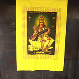 Screen Cloth Saraswathi for Puja Mandapam Decoration