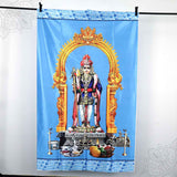 Screen Cloth Raja Murugar Printed 6*4 for Temple Festival Decorations