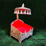 White Metal Simhasanam Small