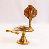 Sivalingam stand with snake 4.5"