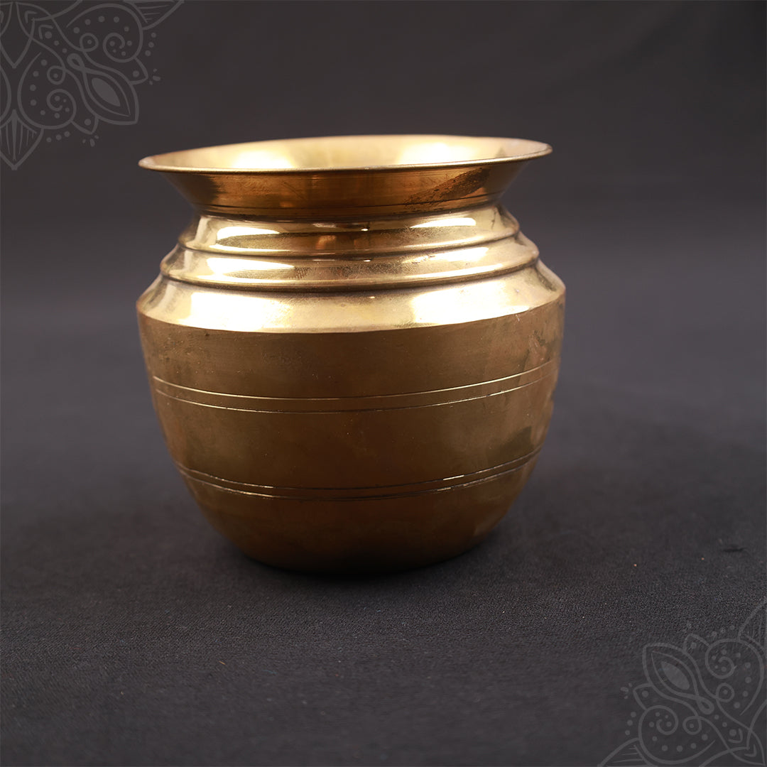 Sombu Brass Manarkudi for Temple Puja Use
