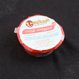 Subamangalam senthuram powder 50g pack top view showing label with weight and price details