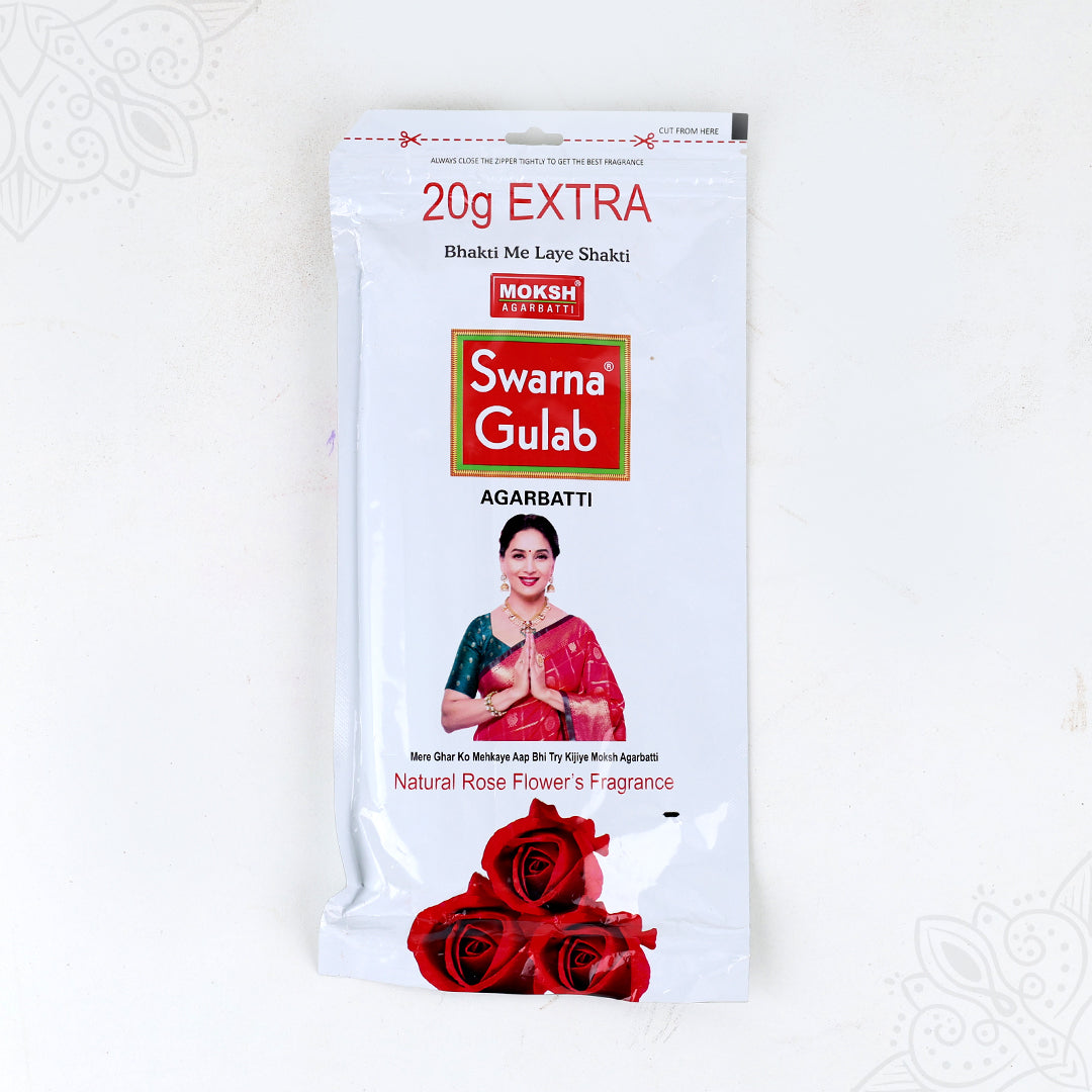 Swarna Gulab Packet Agarbatti for Rose Fragrance